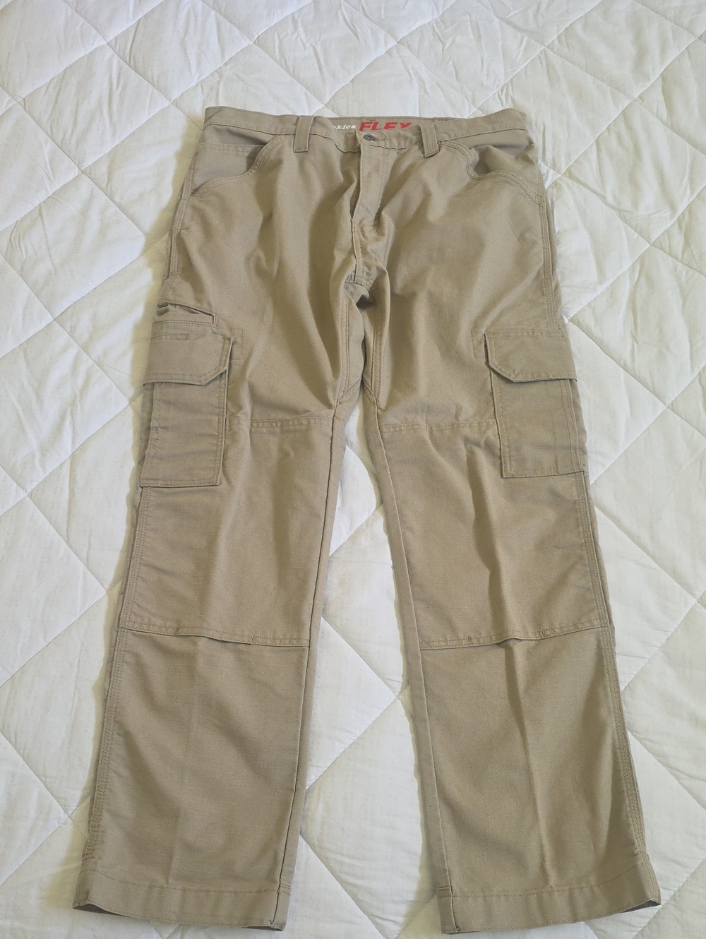 Dickies Flex Khaki Cargo Pants.  34x32